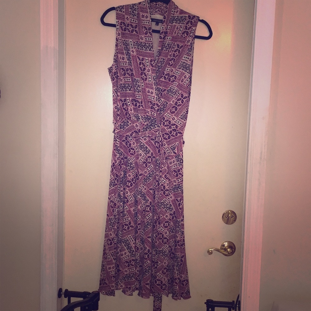 Faux wrap dress